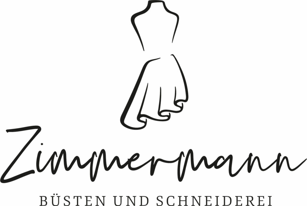 Logo Büste mit Text Zimmermann Büsten und Schneiderei